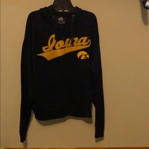 Iowa Hawkeye full zip hoodie